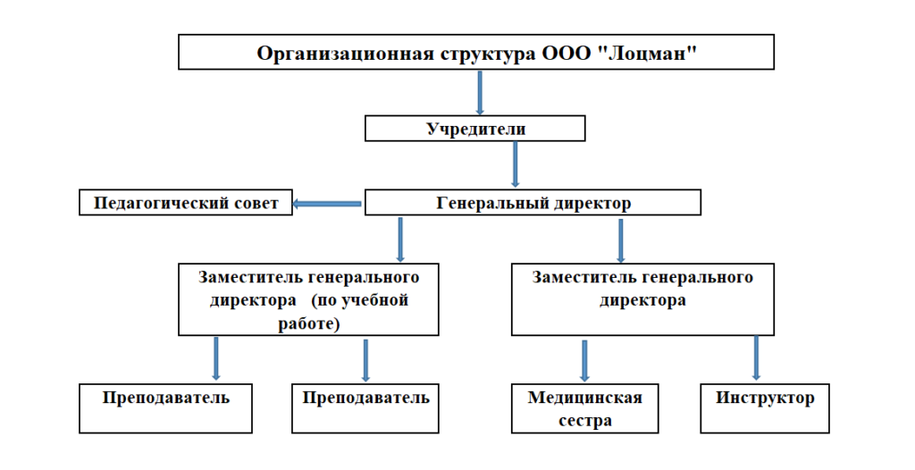 Структура ООО «Лоцман»